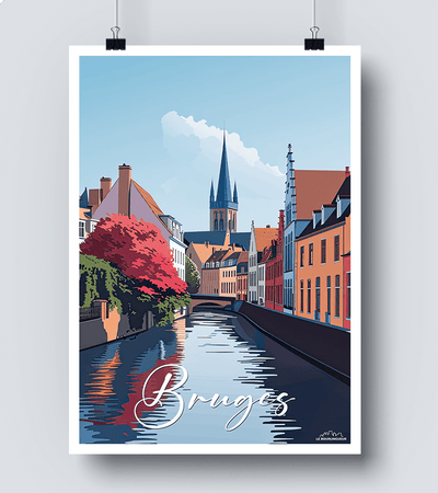 Affiche Bruges