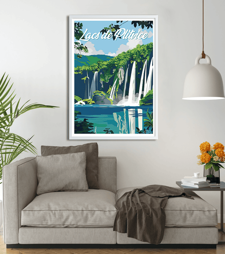 poster lac de Plitvice - Croatie