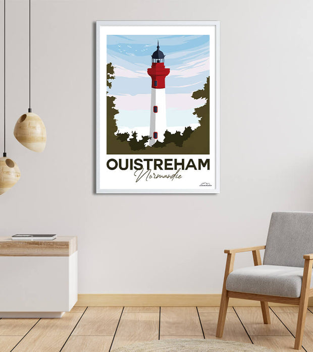 Poster Ouistreham phare