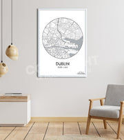 Affiche Plan Dublin