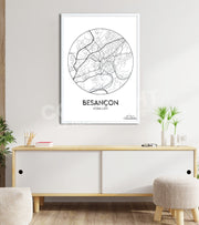 Affiche Plan Besançon