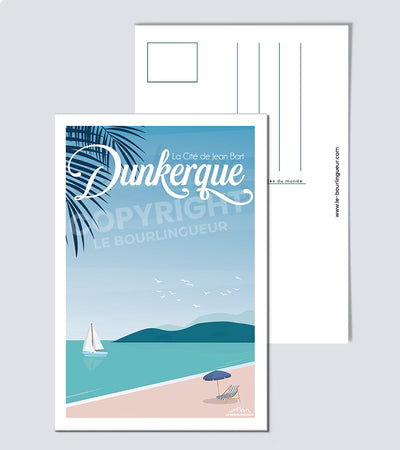 Carte postale Plage Dunkerque