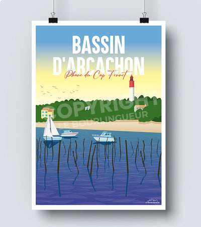 Affiche Bassin Arcachon
