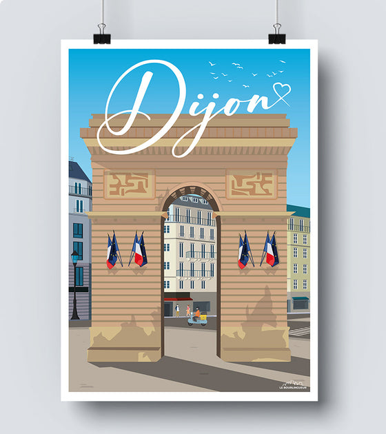 Affiche Dijon Porte Guillaume Le Bourlingueur affiche-dijon-porte-guillaume-le-bourlingueur