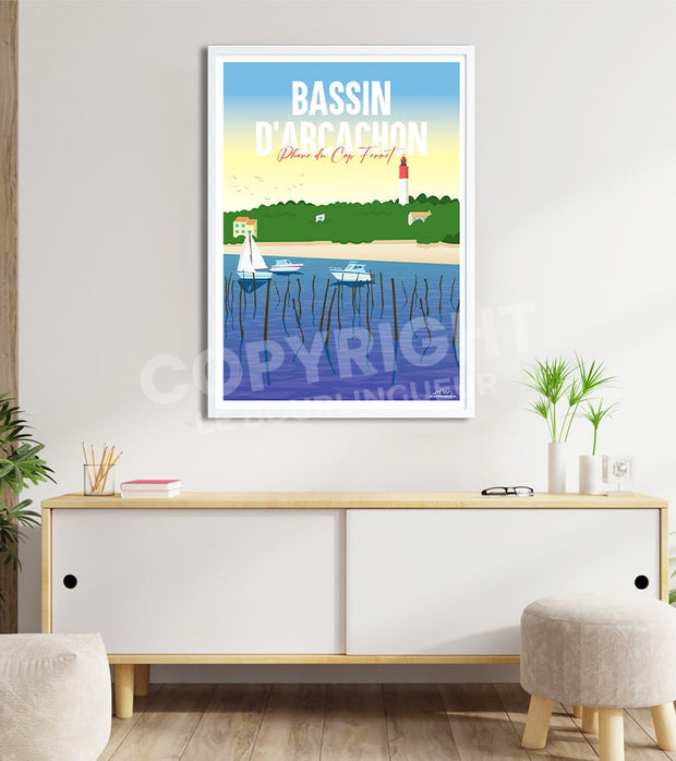 Affiche Bassin d'Arcachon