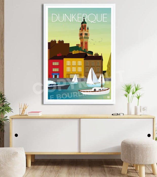Affiche Dunkerque et son Beffroi