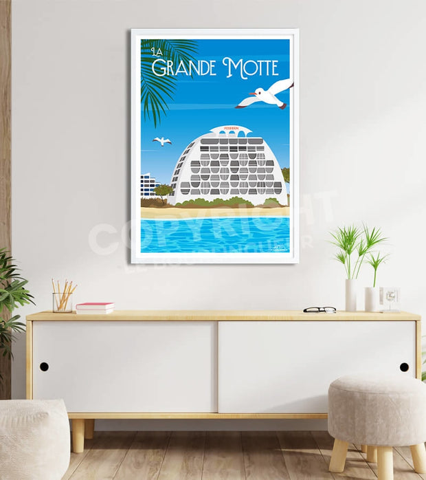 poster la grande Motte travel poster