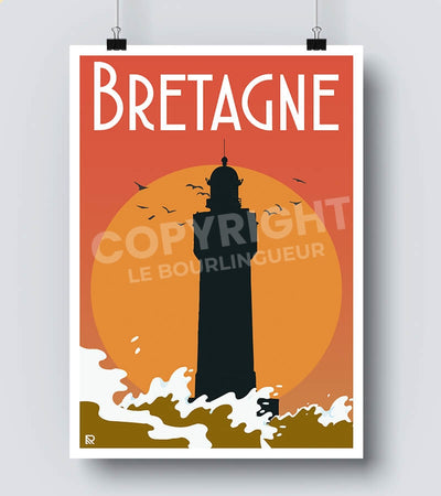 Affiche vintage Bretagne