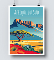 Affiche Afrique du Sud