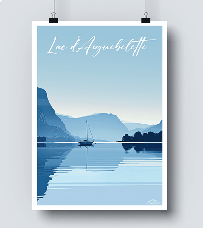 Affiche Lac d'Aiguebelette