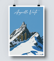 Affiche Aiguille Verte