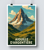 Affiche Aiguille d Argentière