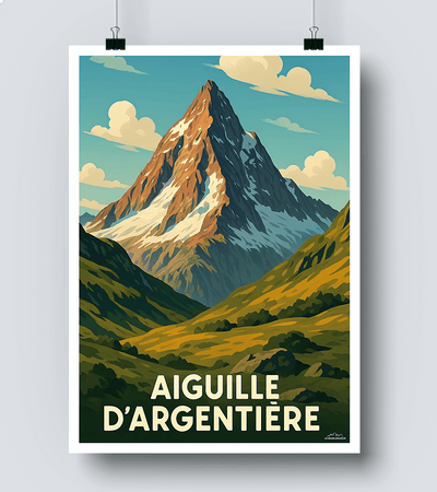 Affiche Aiguille d Argentière