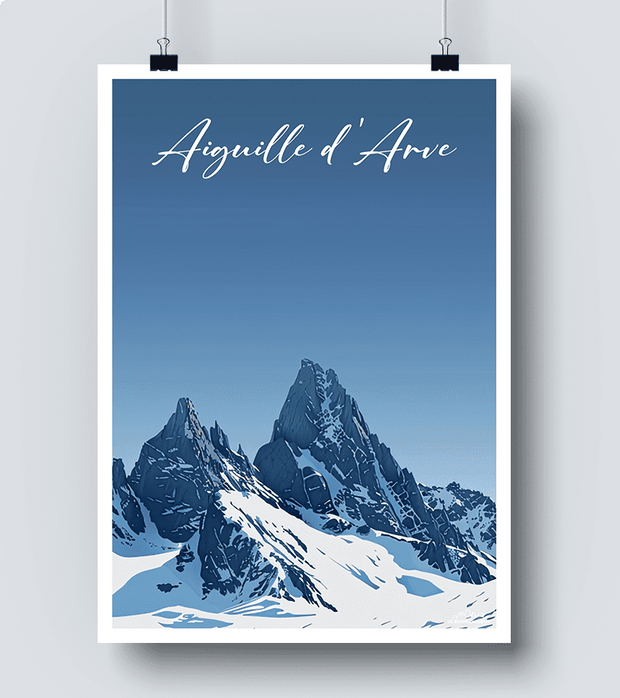 Affiche Aiguille D'Arve