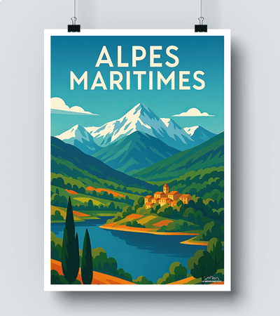 Affiche Alpes Martimes