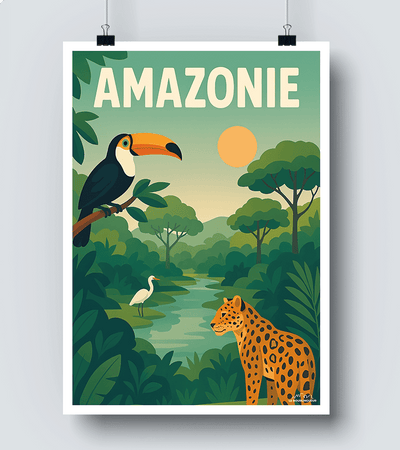 Affiche Amazonie