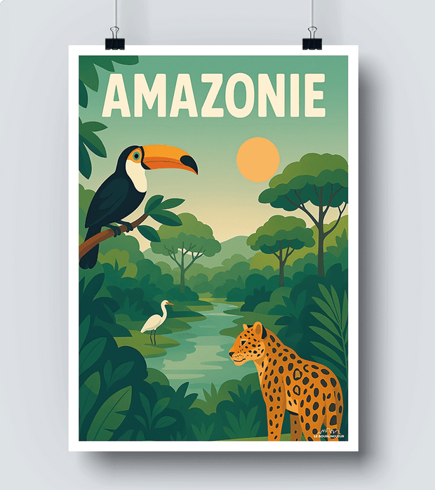 Affiche Amazonie