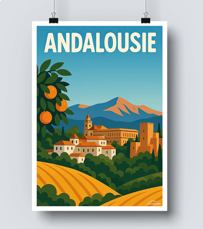 Affiche Andalousie
