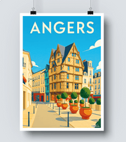 Affiche Centre Ville d Angers