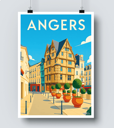 Affiche Centre Ville d Angers