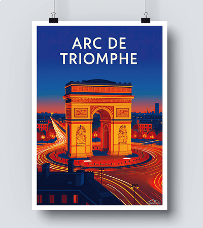 poster Paris - Place de l Étoile