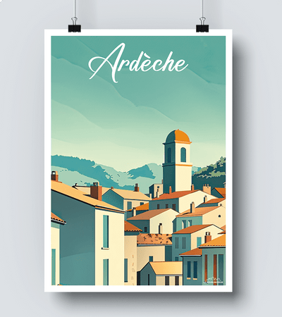 Affiche Ardèche