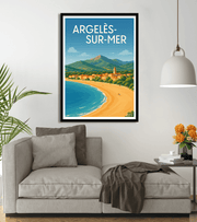 poster vintage Argelès sur Mer