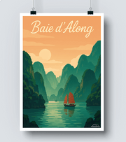 Affiche Baie d Along