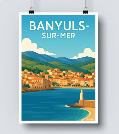 Affiche Banyuls sur Mer