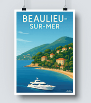 Affiche Beaulieu sur Mer