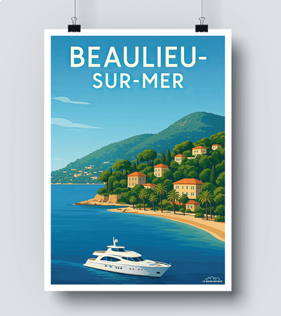 Affiche Beaulieu sur Mer