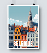 Affiche vintage Belgique