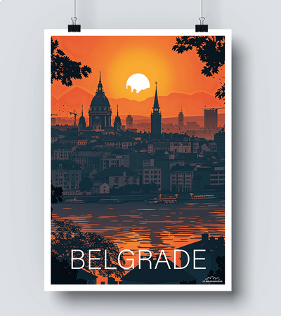 Affiche Belgrade