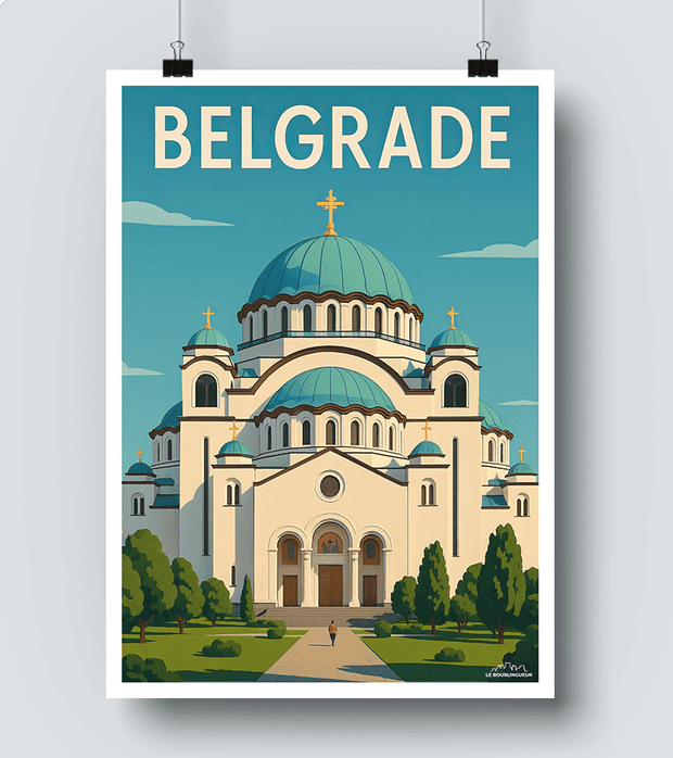 Affiche  Temple Of Saint Sava - Belgrade
