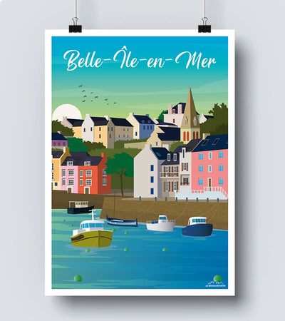 Affiche belle ile en mer