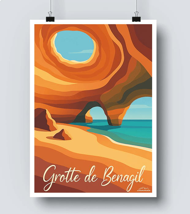 Affiche Grotte de Benagil