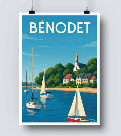 Affiche Benodet
