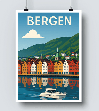 Affiche Bergen
