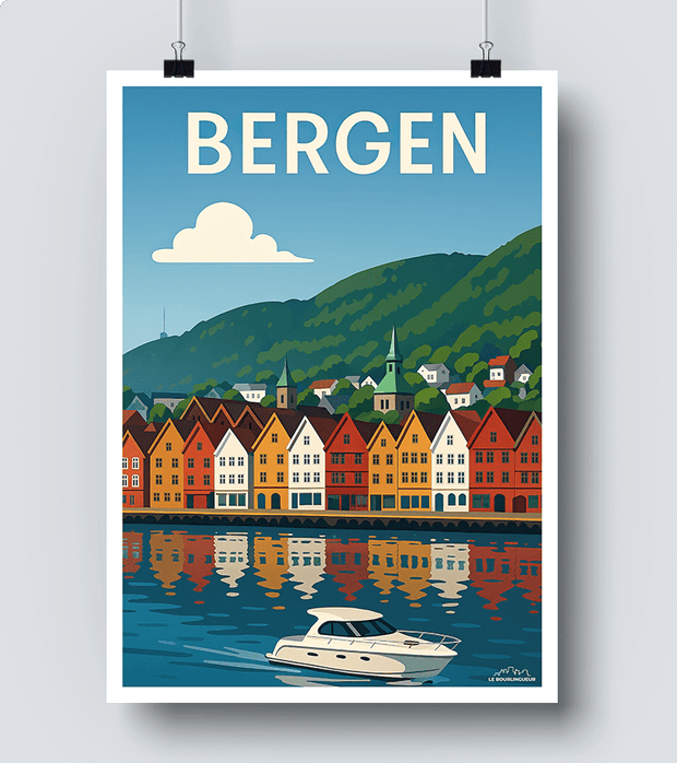 Affiche Bergen