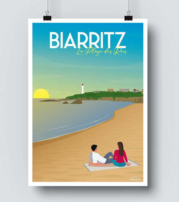 Affiche Biarritz
