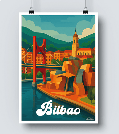 Affiche Bilbao
