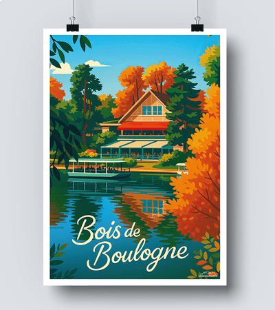 Affiche Bois de Boulogne