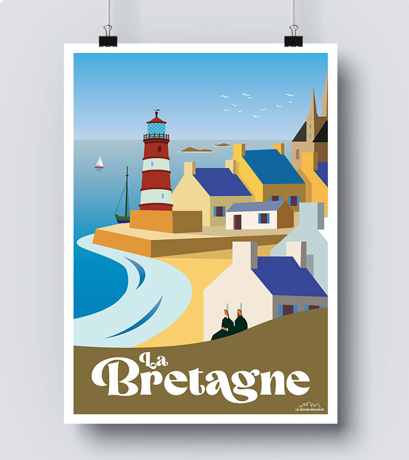 Affiches de Bretagne et d'ailleurs fabriquées en France