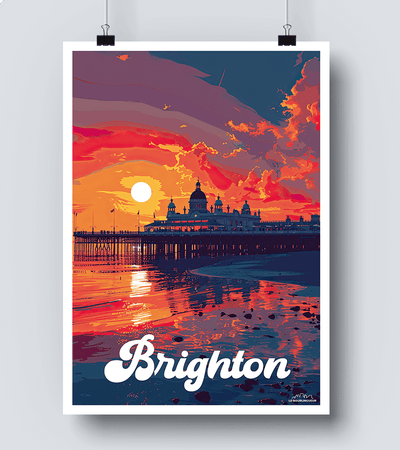 Affiche Vintage Brighton