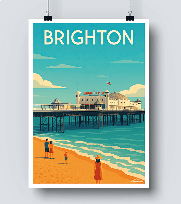Affiche Vintage Brighton