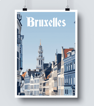Affiche Bruxelles - Belgique 