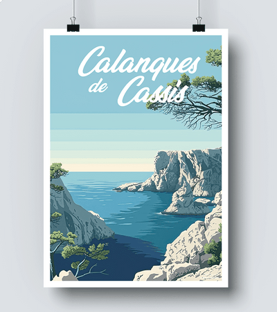 Affiche Calanque de Cassis