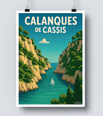 Affiche Calanques de Cassis