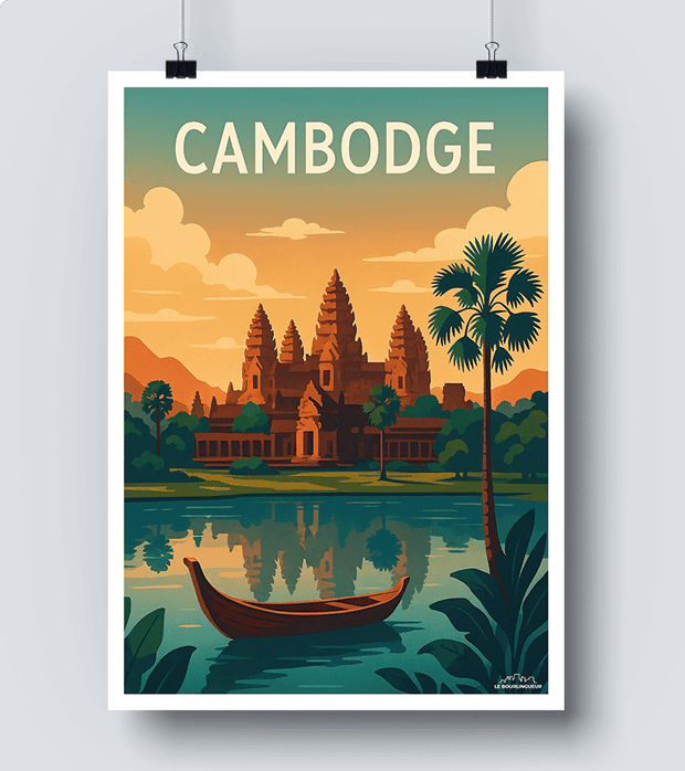 Affiche Cambodge
