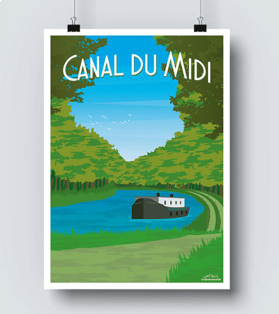 Affiche Canal du Midi